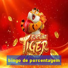 bingo de porcentagem